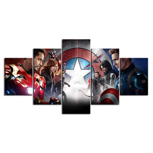 Epic Canvas Art Set - Five-Piece Wall Decor for All Spaces