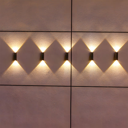 Modern Solar Wall Lights for Outdoor Use - Up and Down Design