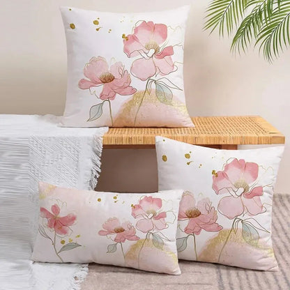 Floral Print Cushion Cover – Boho Chic & Contemporary Elegance – 45x45 cm