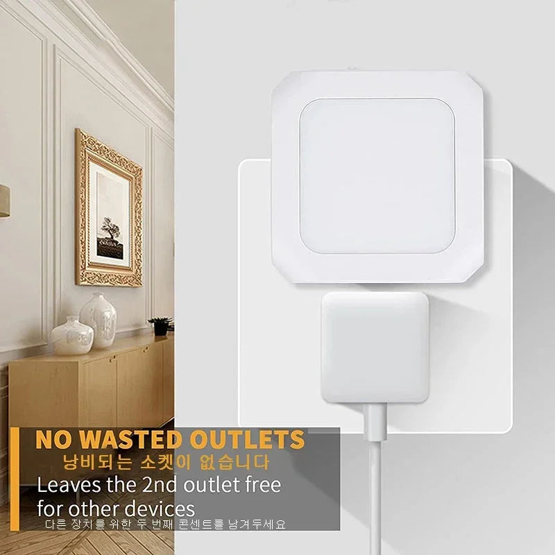 Mini LED Night Light | Dimmable | Plug-In | Warm White 3200K | Energy Efficient