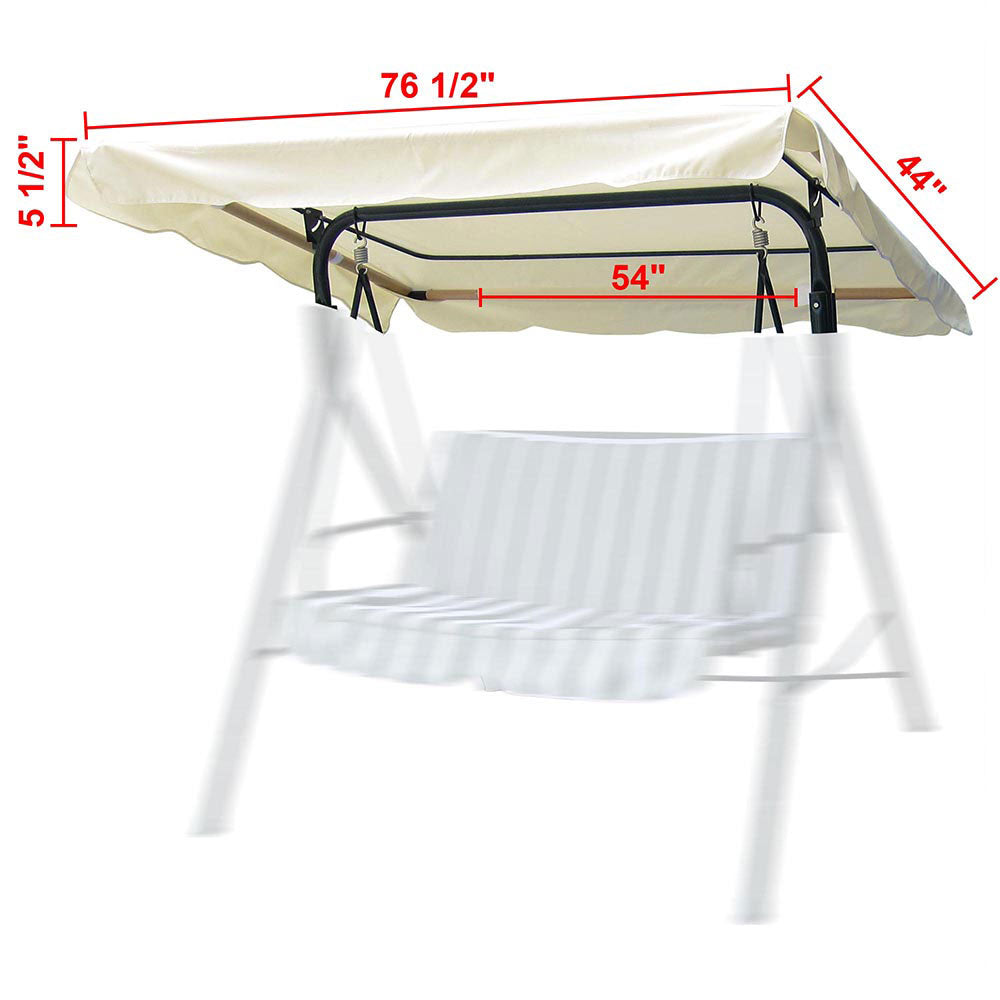 Versatile Outdoor Swing Canopy Replacement – Custom Colors & Sizes