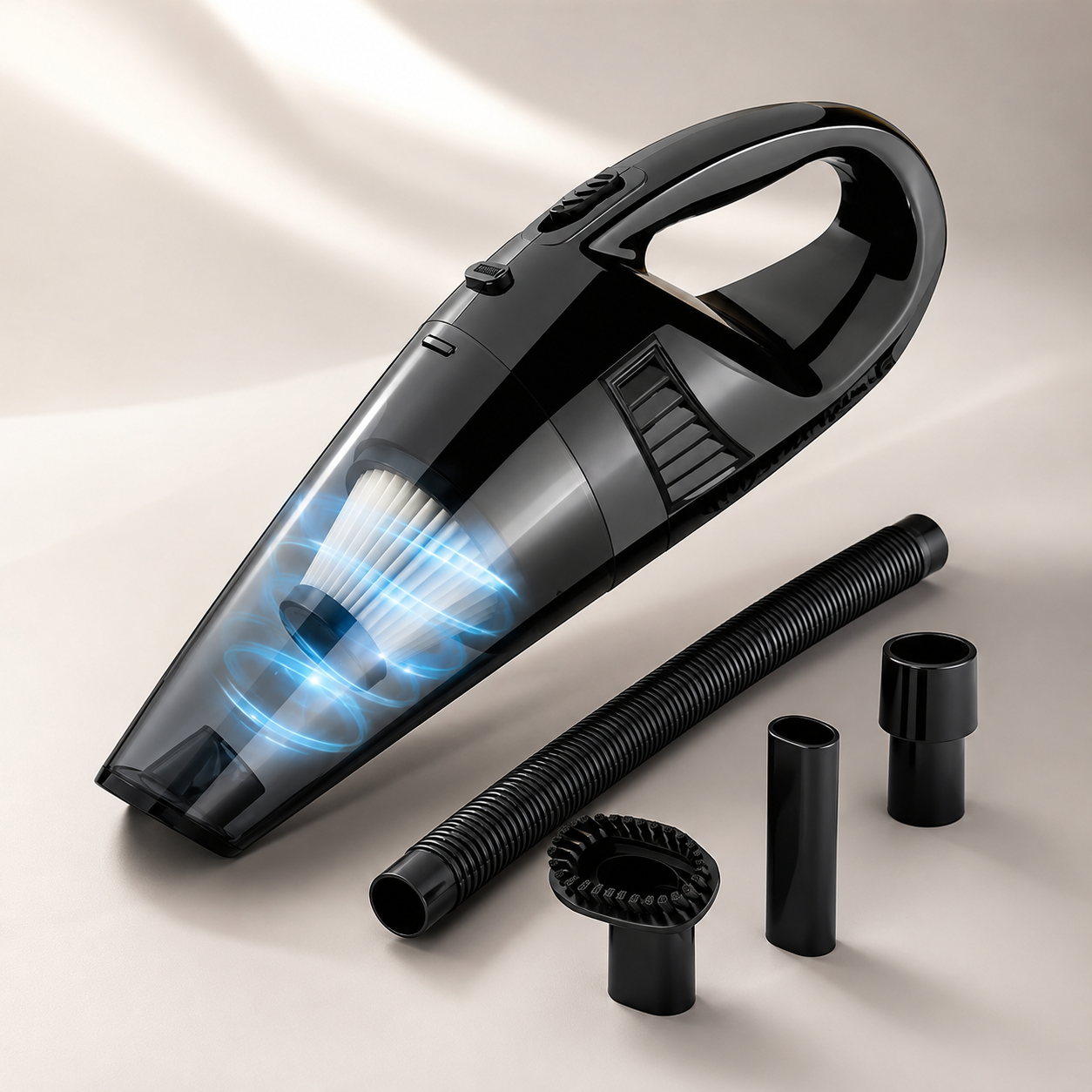Compact Car Vacuum Cleaner 12V – High Suction Power