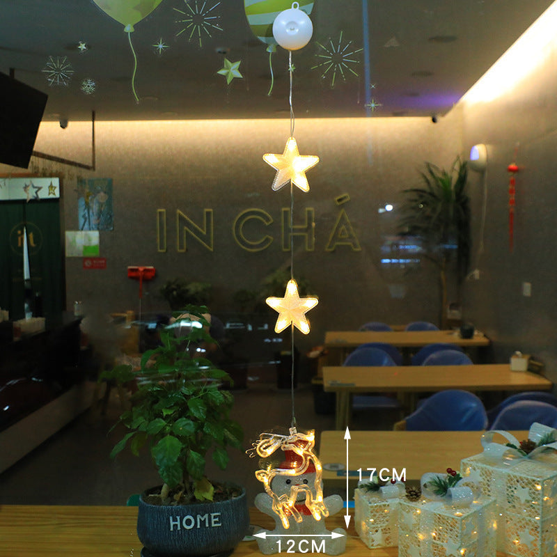 Christmas Window Lights with Suction Cup Attachment