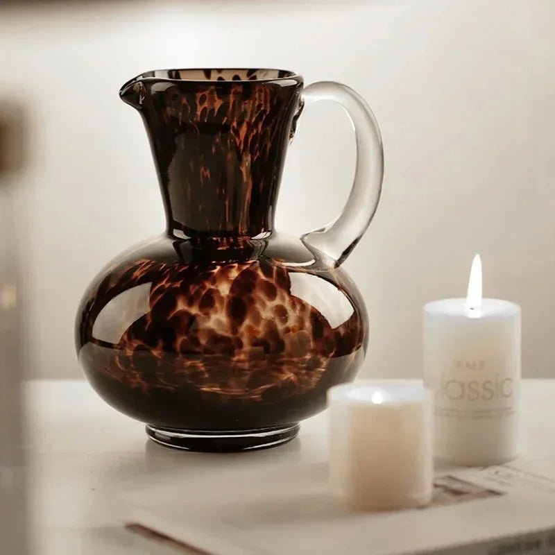 Clear Glass Vase for Table and Shelf Display – Nordic Design
