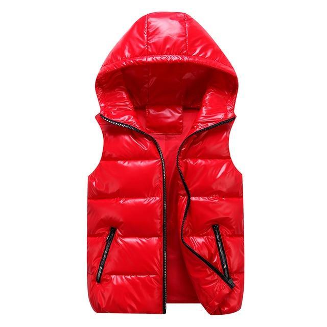 Stylish Unisex Padded Vest with Hood