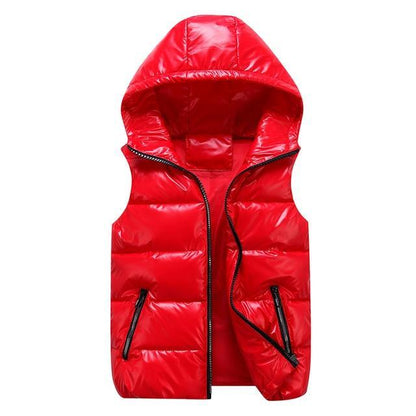 Stylish Unisex Padded Vest with Hood