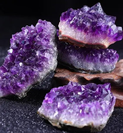 Amethyst Geode Crystal | Natural Stone for Meditation & Energy Healing | Polished
