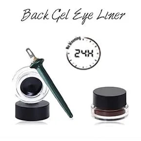 Precision Eyeliner Duo | Curved Tip for Flawless Lines | Waterproof & Long-Lasting | Non-Slip Grip