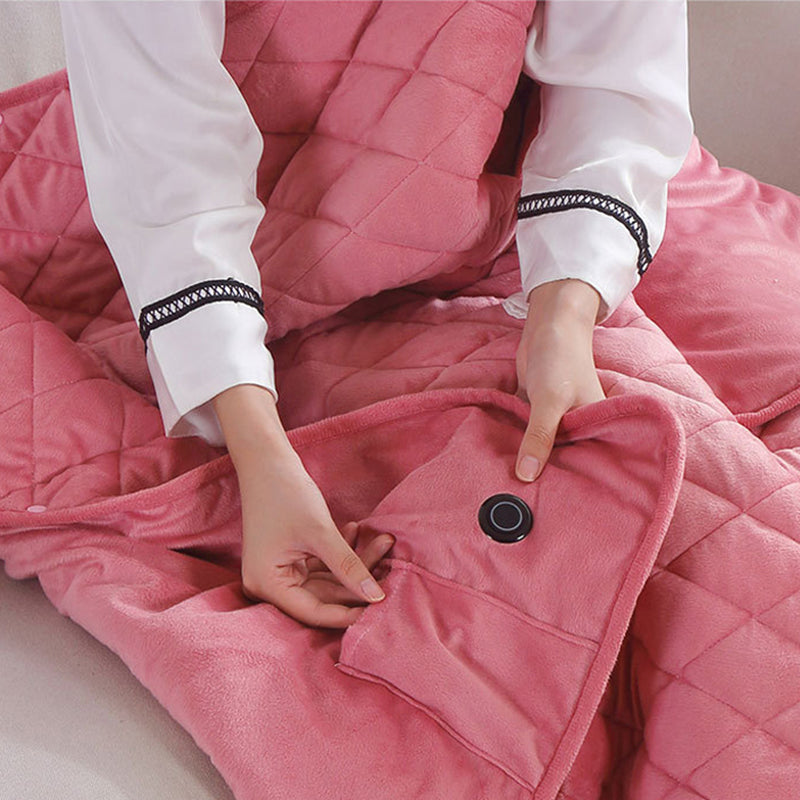 Portable USB Heated Blanket for Instant Warmth Anywhere