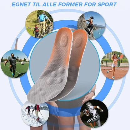 ComfortFit U-Shaped Insoles for All-Season Temperature Control