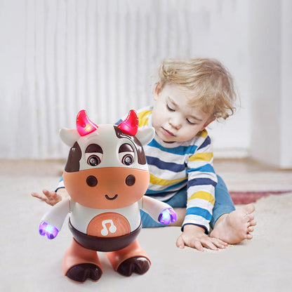 Interactive Musical Cow Toy for Infants
