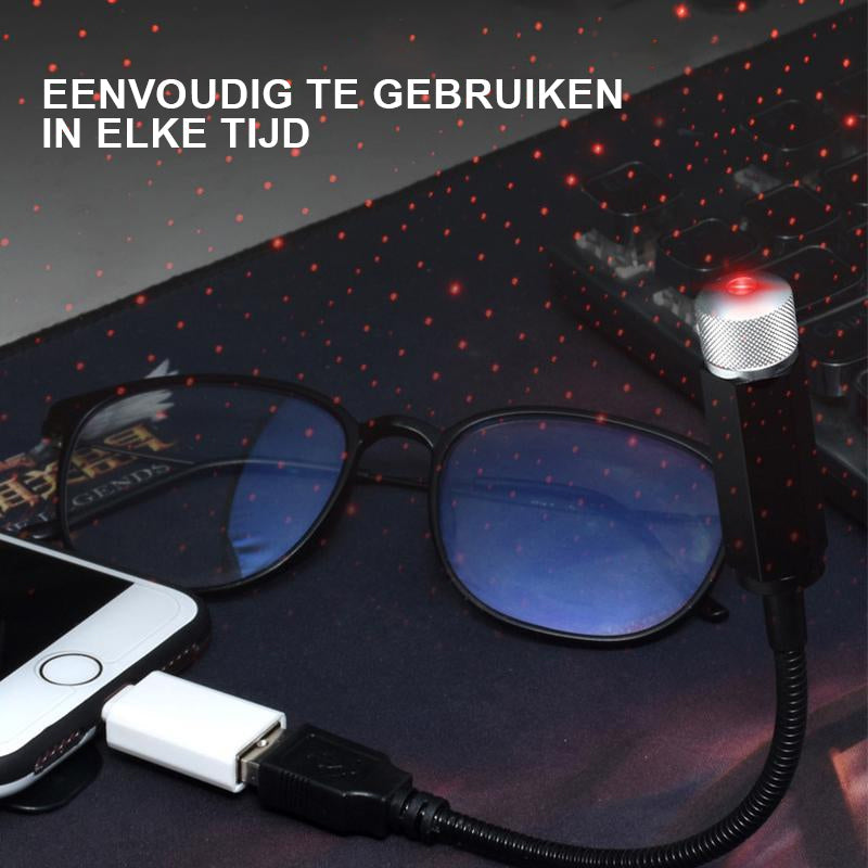 Dreamy Starry Night USB Projector Light for Car & Home