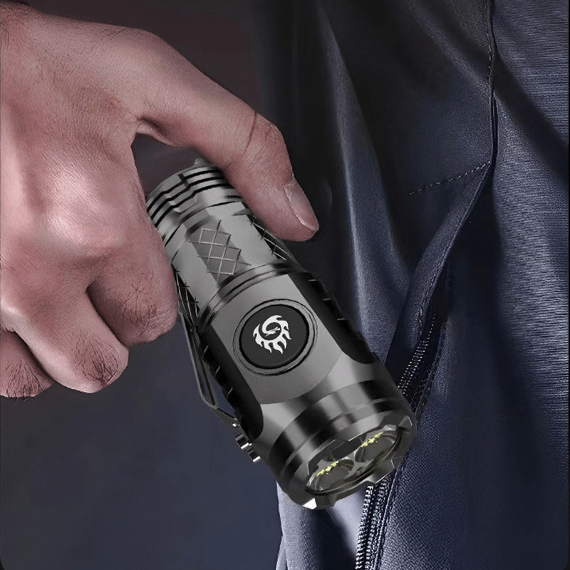 Compact LED Flashlight with 5 Modes | USB-C Rechargeable | Waterproof & Durable