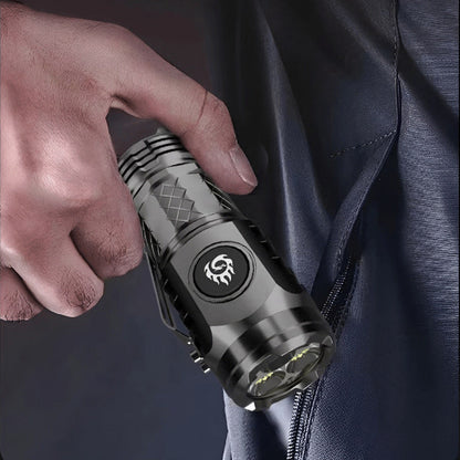 Compact LED Flashlight with 5 Modes | USB-C Rechargeable | Waterproof & Durable