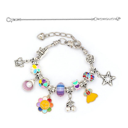 Creative Gemstone Bracelet Kit for Young Artists