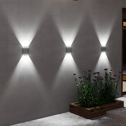 Modern Solar Wall Lights for Outdoor Use - Up and Down Design