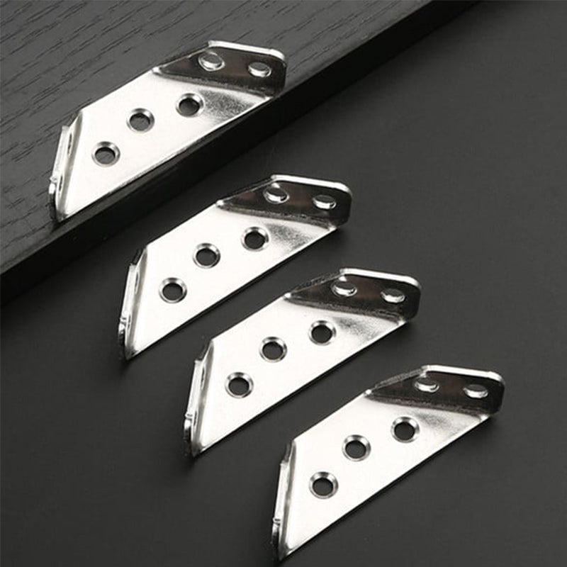 Stainless Steel Corner Bracket for Enhanced Furniture Stability