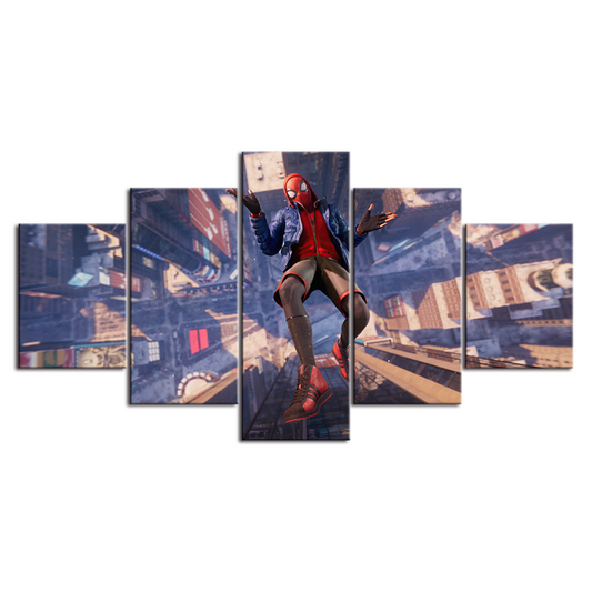 5-Piece Canvas Art Set - Iconic Heroic Moments