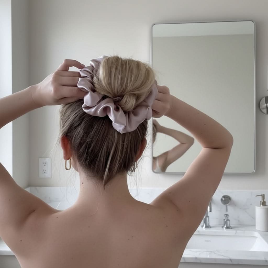 2-Pack Simple Hair Ties for Minimalist Styles