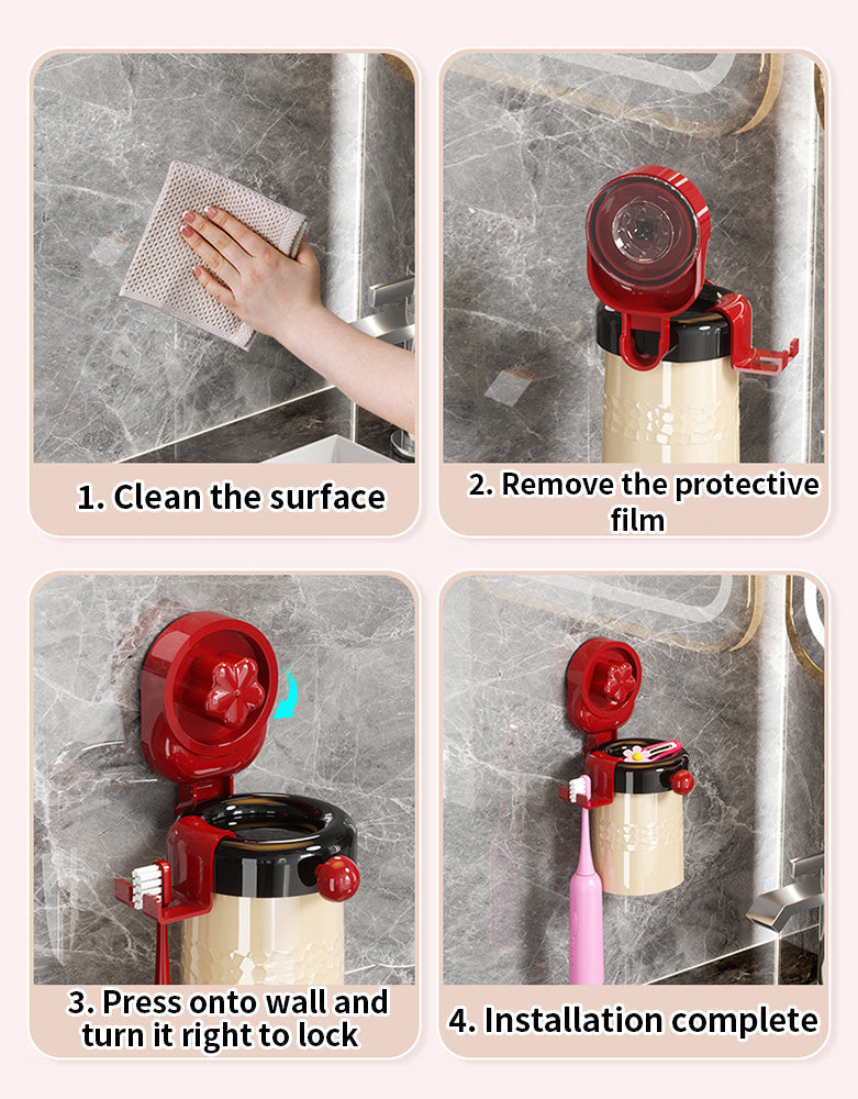 Instant Bathroom Organization & Germ-Free Solutions