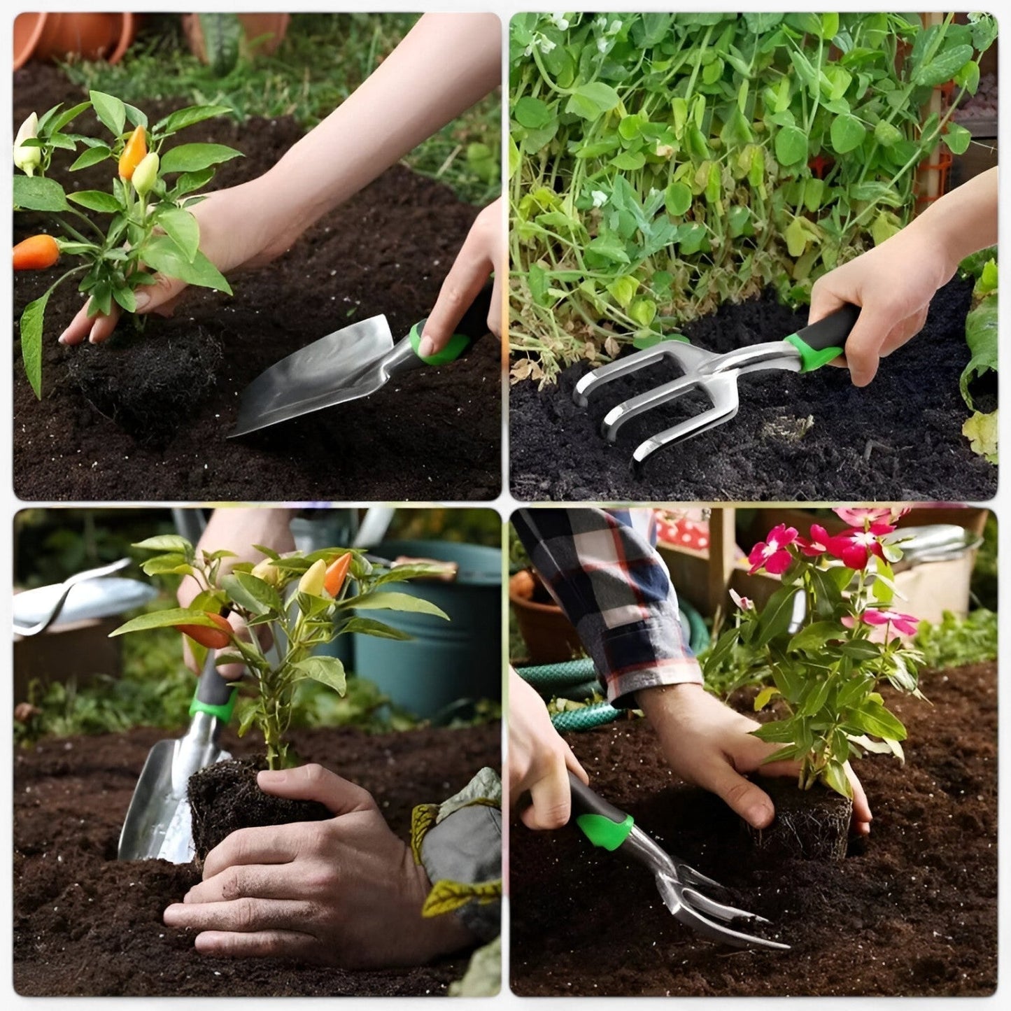 Sturdy 8-Piece Orange Tree Pruning Shears Set – Easy and Precise Trimming