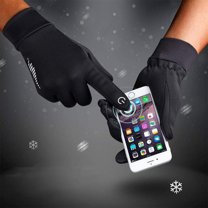 Touchscreen Gloves for Warmth and Phone Use Without Removal