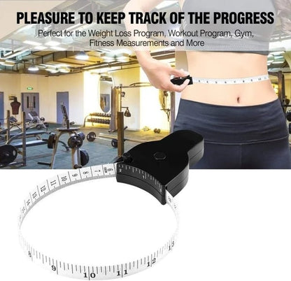 PrecisionFlex 150cm Measuring Tape | One-Hand Click & Secure Lock