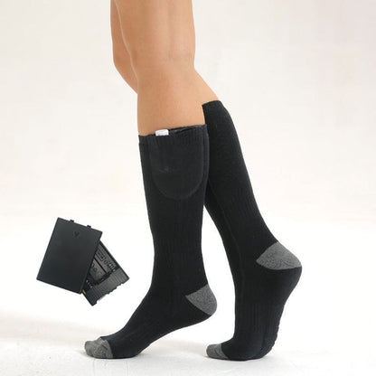 Rechargeable Heated Socks with Adjustable Temperature – Up to 8 Hours Warmth