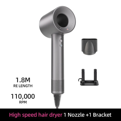 Ion Hair Dryer with Smart Temperature Control – 200 Million Negative Ions – 110,000 RPM
