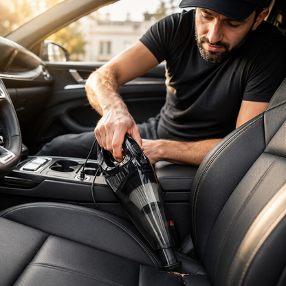 Compact Car Vacuum Cleaner 12V – High Suction Power