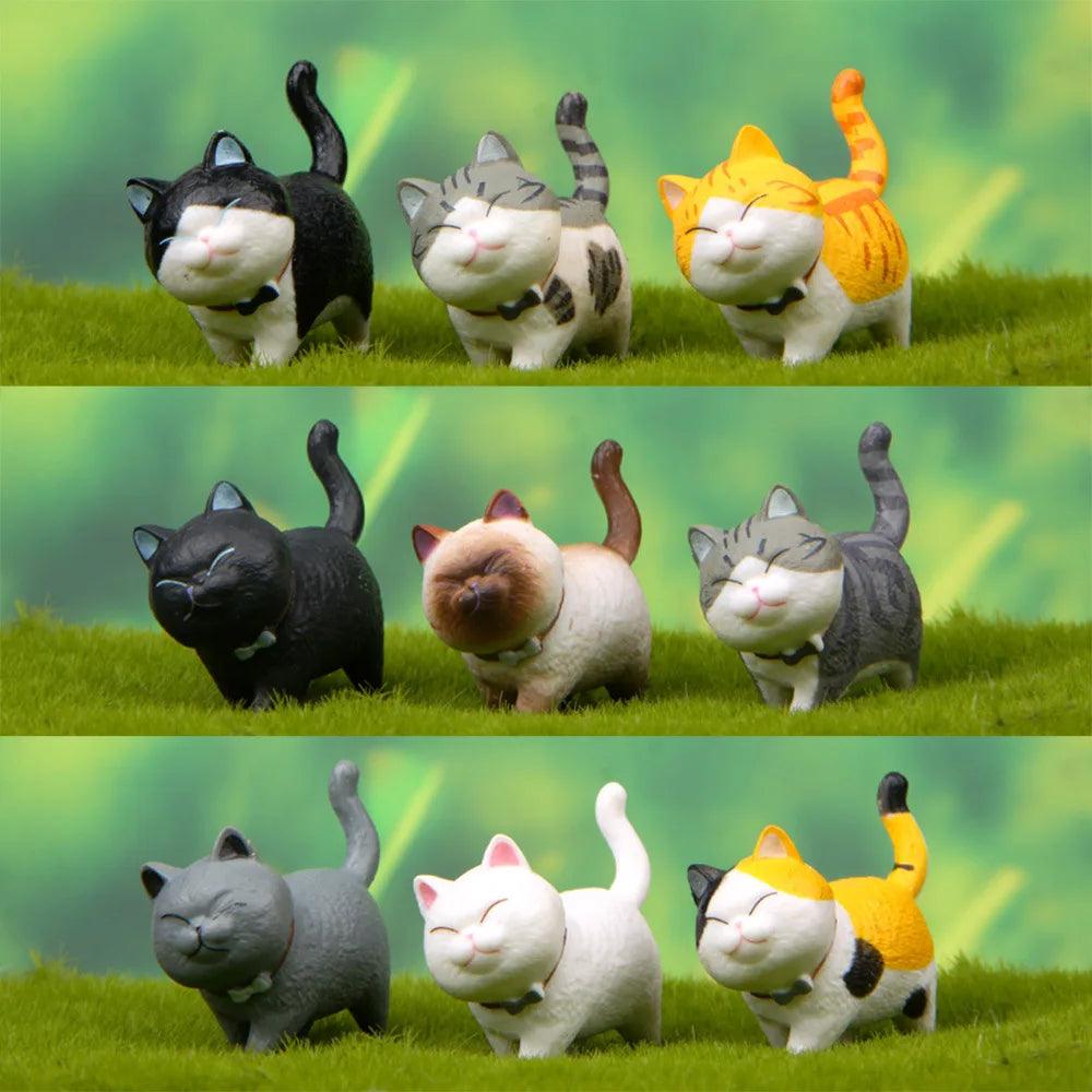 Charming Cat Figures to Brighten Any Environment Instantly
