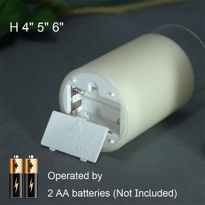 Safe Cozy Atmosphere with Realistic Flameless Candle Light