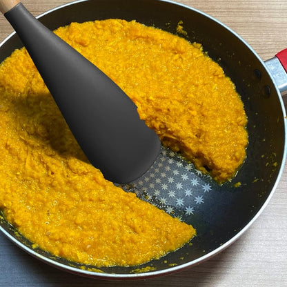 Versatile Cooking Spoon & Turner | Heat Resistant up to 230°C, BPA-Free Silicone | Gentle on Non-Stick Surfaces | 29×7 cm