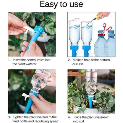 Smart Plant Watering Stakes | Automatic Self-Watering System | 15 cm