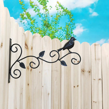 Heavy-Duty Metal Wall Hooks for Plant Hanging | Black Coated | Ideal for Lanterns & Baskets