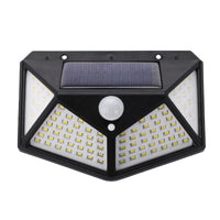 100-LED solar wall lamp: 18650 battery