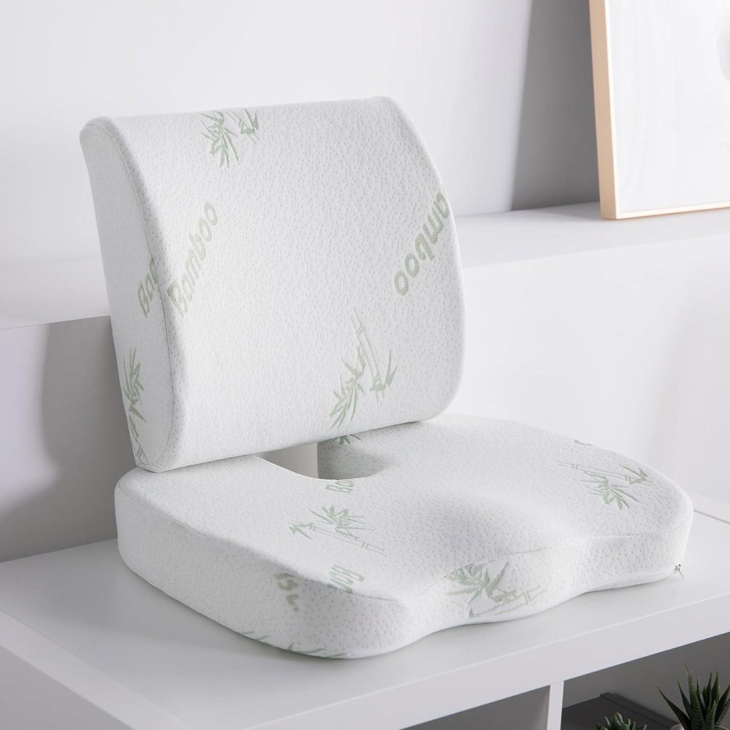 ErgoComfort Seat and Back Cushion for Ultimate Support