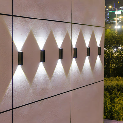 Modern Solar Wall Lights for Outdoor Use - Up and Down Design