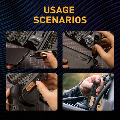 Precision Screwdriver Set with 180 Pieces | Comprehensive Tool Kit for Repairs