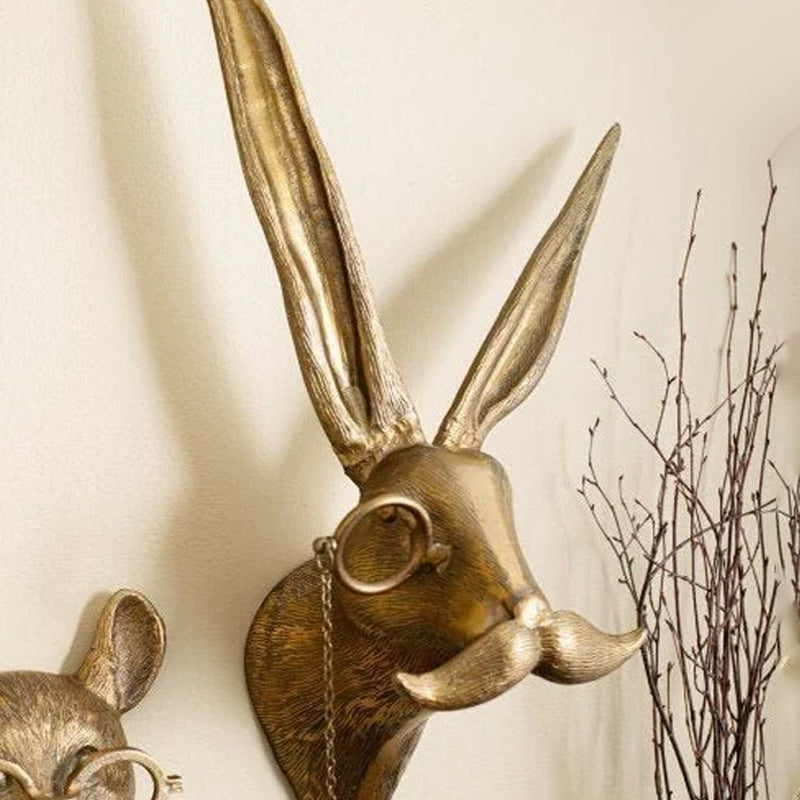 Resin Pendant with Animal Head Design
