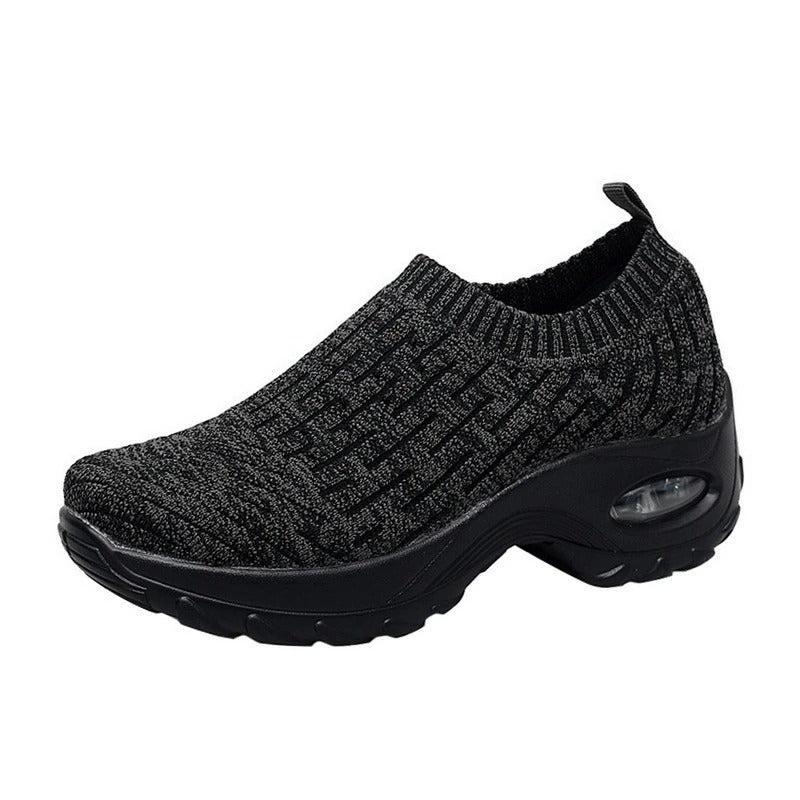 Leisure Sneakers for Women with Shock Absorption and Breathable Cushioning