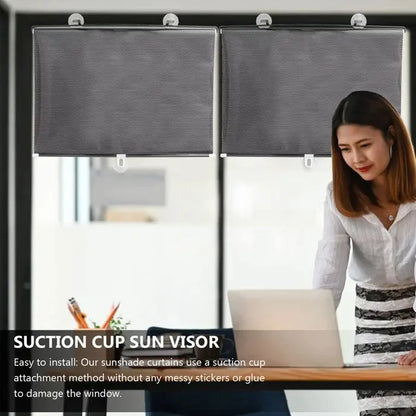 Retractable Sunshade with UV Protection for Home and Vehicle