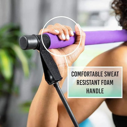 Versatile Pilates Resistance Trainer for Quick Full-Body Workouts