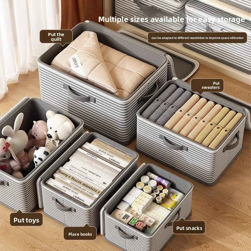 Folding Storage Box with Combination Lock | Perfect for Clothes and Blankets