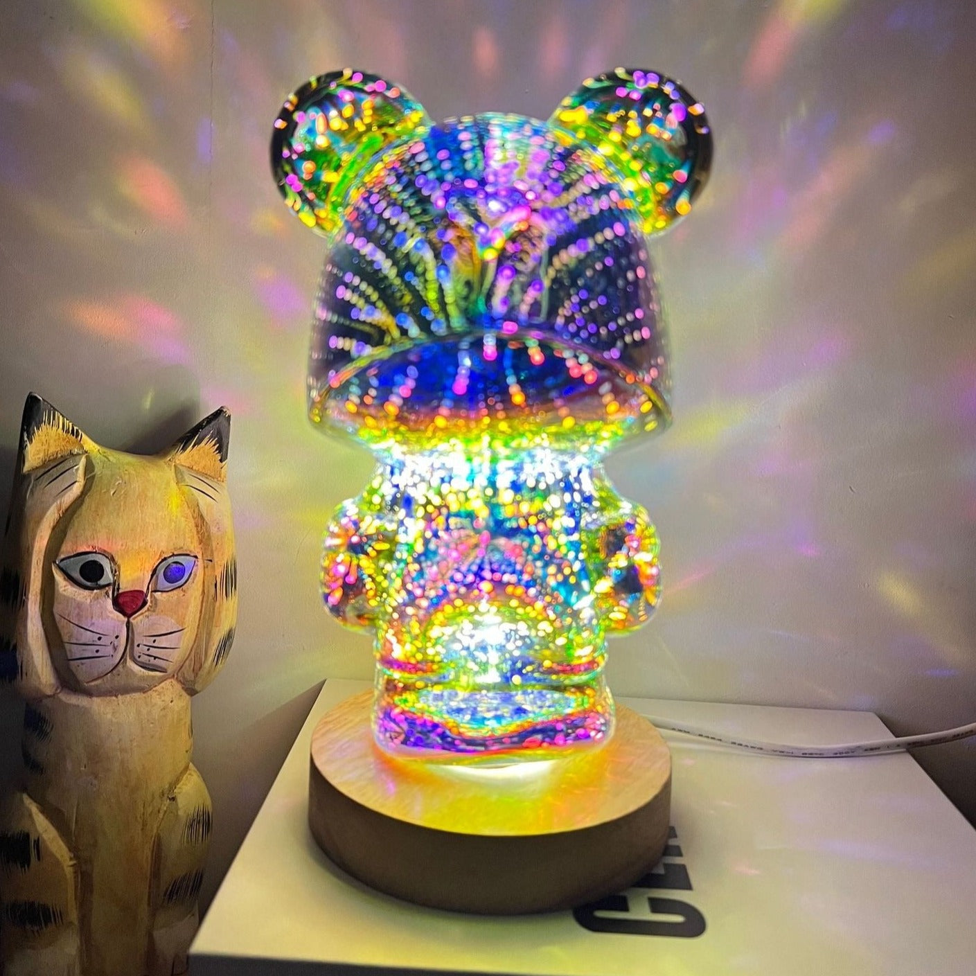 3D Colorful GlowBear - Stunning 3D Firework Effect