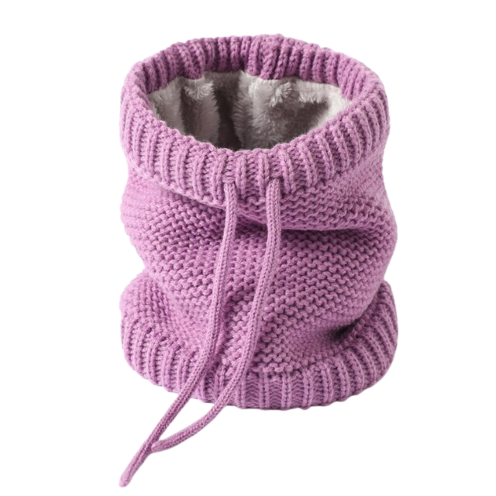 Thick Fur Neck Cover Scarf for Women - Knitted Winter Ring Style
