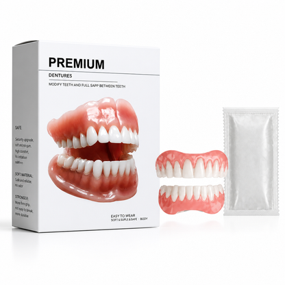 Customizable Comfort Denture Set for Natural Smiles