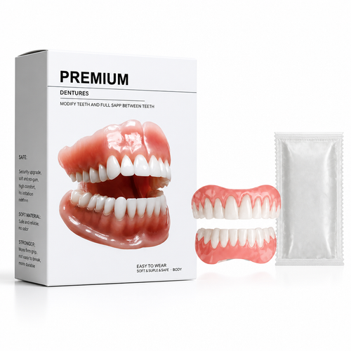Customizable Comfort Denture Set for Natural Smiles