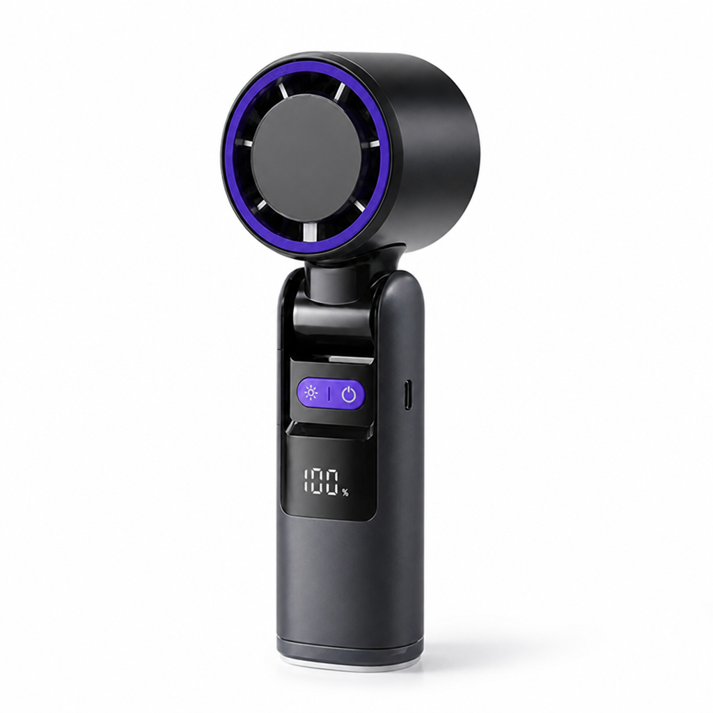 Portable Semiconductor Cooling Fan with 4000 mAh Battery