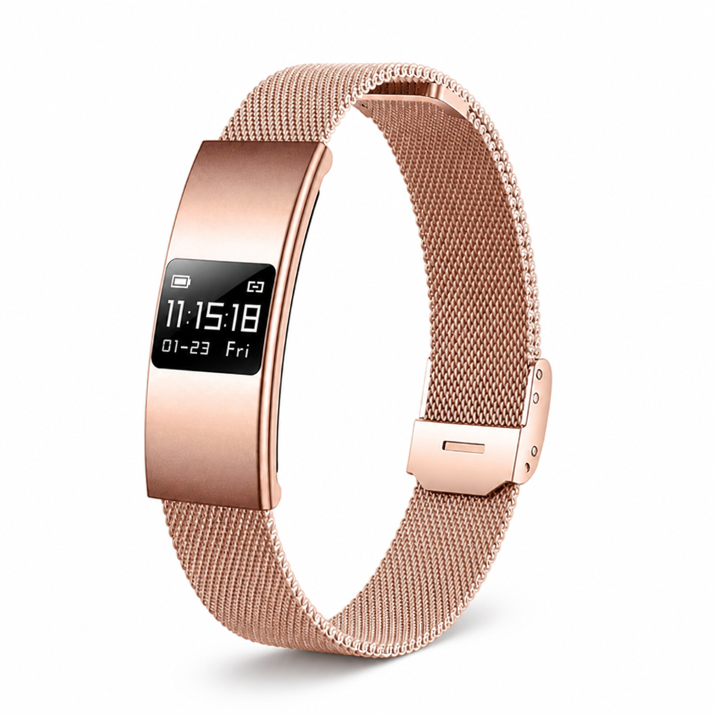 Sleek Waterproof Health Monitoring Smartband